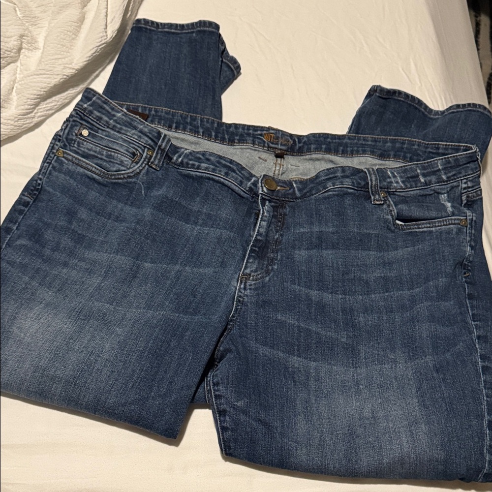 Kut from the Kloth Dark Blue Straight Leg Jeans